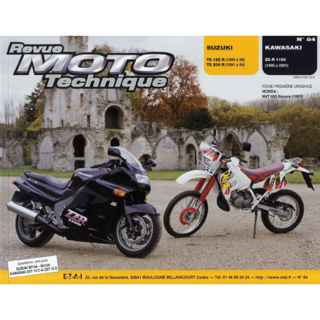 Revue Technique Moto KAWASAKI ZZ-R 1100 (1990-2001) | RMT 084 |