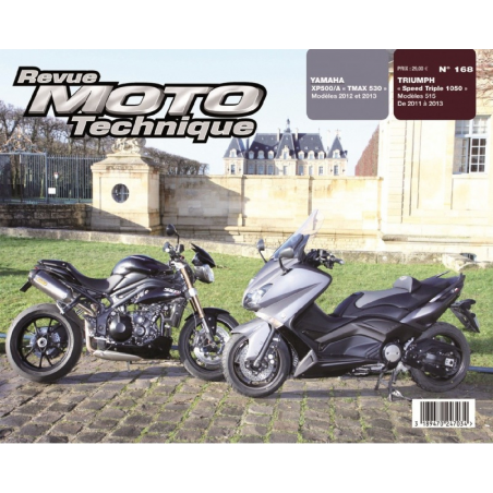 REVUE MOTO TECHNIQUE TRIUMPH SPEED TRIPLE 1050 de 2011 à 2013 - RMT 168 | 9782726892695 |