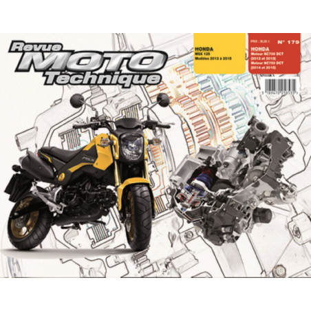 Revue Technique Moto HONDA MOTEUR NC (2012-2015) | RMT 179 |