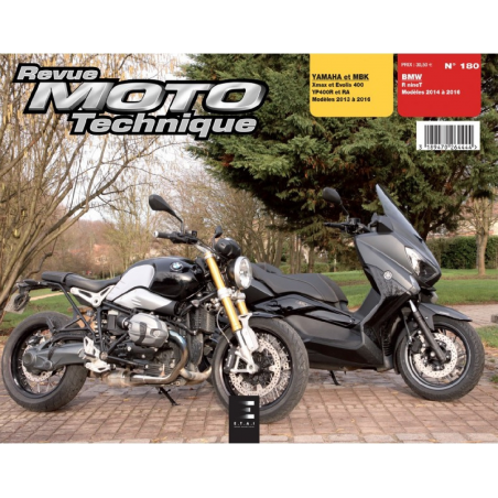 Revue Technique Moto YAMAHA 400 X-MAX et YP (2013-2016) | RMT 180 |