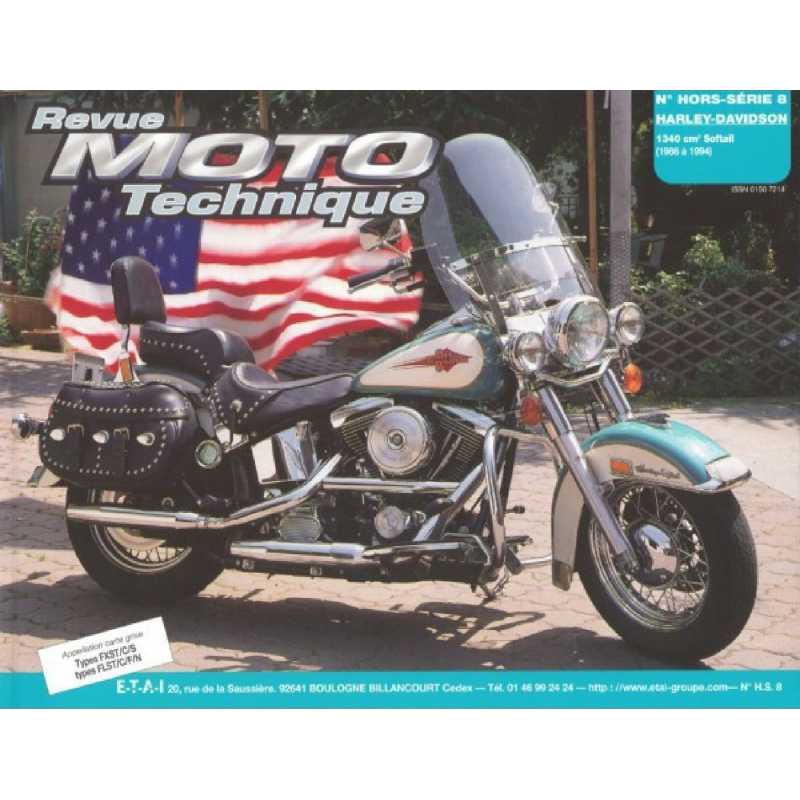 REVUE MOTO TECHNIQUE HARLEY-DAVIDSON SOFTAIL 1340 de 1986 à 1994 - RMT HS08 | 9782726891285 |