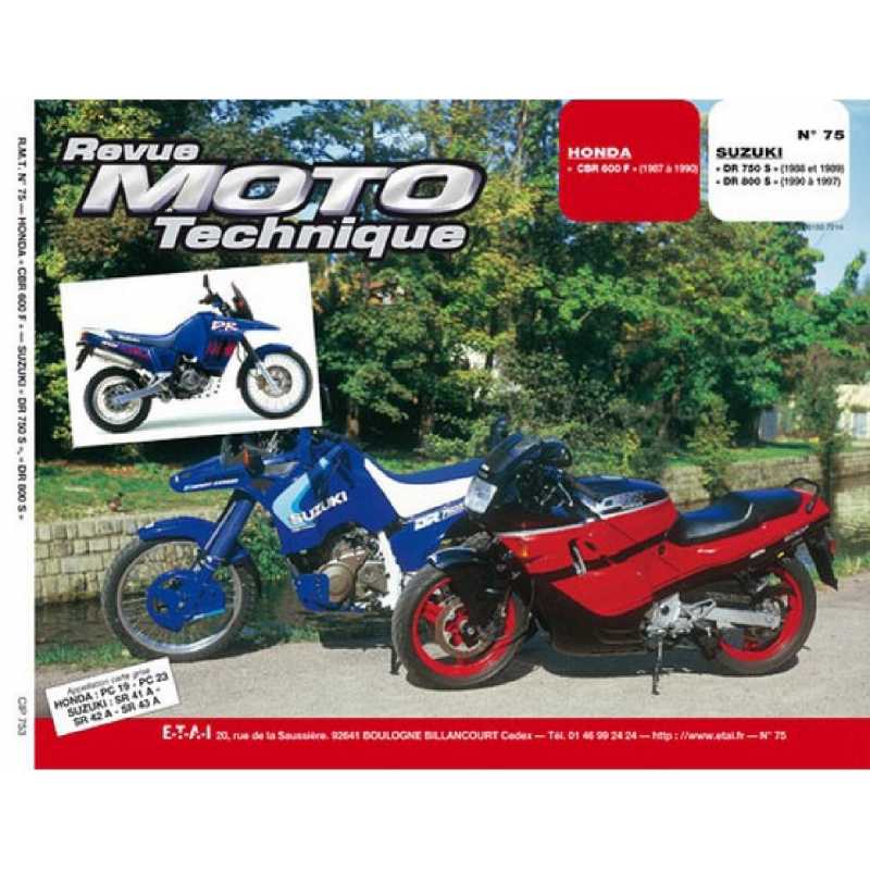 Revue Technique Moto HONDA CBR 600 (1987-1990) | RMT 075 |