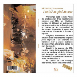 L'amitié au pied du mur de Alexandre Ed. Le Grand Souffle | 9782916492056 |