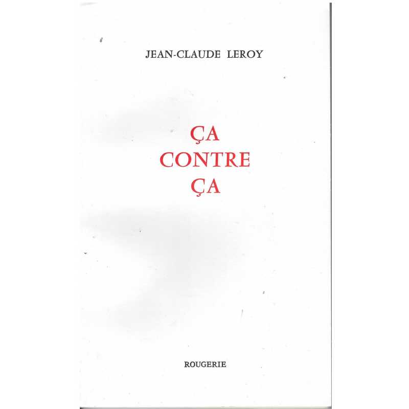 CA CONTRE CA de Leroy Jean-Claude | 9782856683996 |