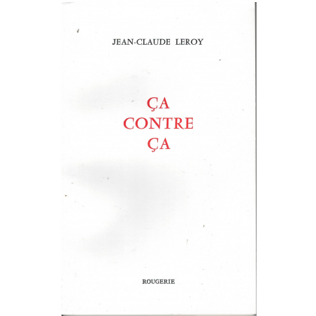 CA CONTRE CA de Leroy Jean-Claude | 9782856683996 |