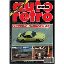 Auto retro N°79 - Dossier Porsche Carrera RS | AUTO RÉTRO 79 |