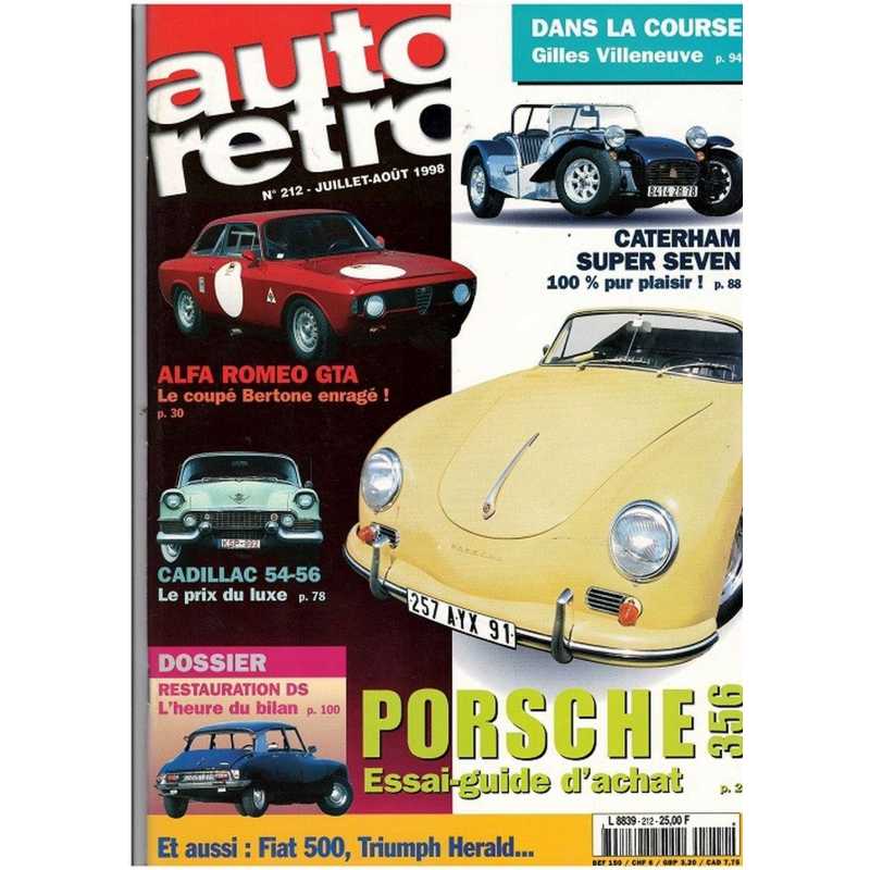 Auto Retro N°212 - Dossier Guide achat Porsche 356 | AUTO RETRO 212 |