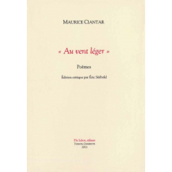 AU VENT LÉGER - POÈMES de MAURICE CIANTAR | 9782355480591 |