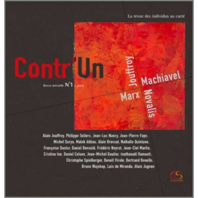 Contr'un n° 1 Ed. Le Grand Souffle revue de littérature/ philosophie/politique | 9782916492407 |