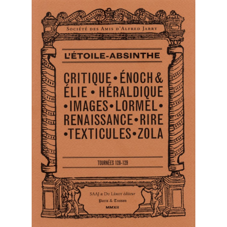 ALFRED JARRY - L'ETOILE ABSINTHE Tournée 128-129 | 9782355480751 |