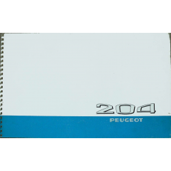 Brochure 204 PEUGEOT BERLINE GRAND LUXE - Original | Brochure Original Peugeot 204 |