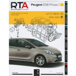 REVUE TECHNIQUE PEUGEOT 208 1 Phase 1 (2012-2014) - RTA 830 | 9791028306274 |
