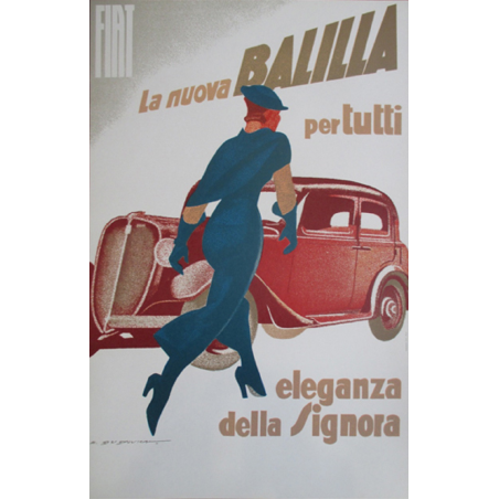 Affiche FIAT - BALILLA | Affiche FIAT - BALILLA |