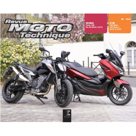 Revue Technique Moto HONDA FORZA 125 (2018-2019) | RMT 194 |
