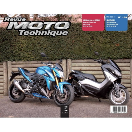 Revue Technique Moto SUZUKI GSX-S 1000 (2015-2016) | RMT 184 |