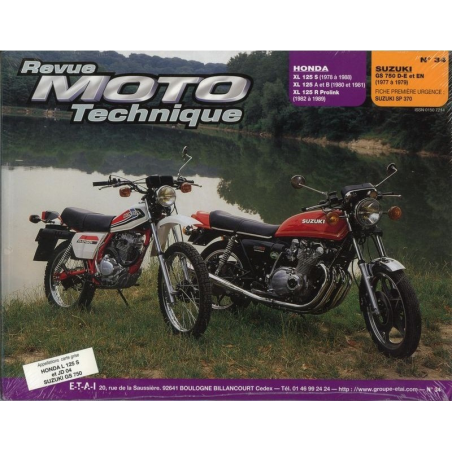 REVUE MOTO TECHNIQUE SUZUKI GS 750 de 1977 à 1979 - RMT 34 | 9782726890271 |