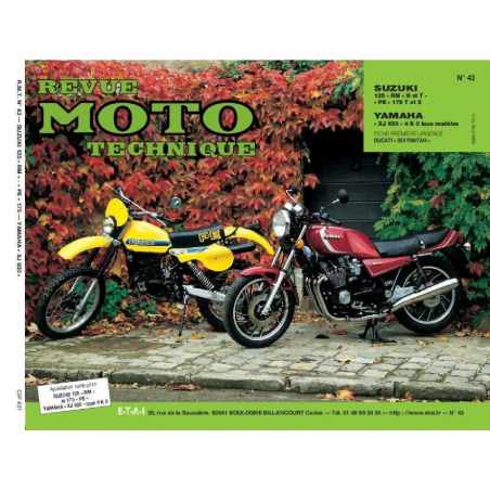 REVUE MOTO TECHNIQUE YAMAHA XJ 650 de 1981 à 1984 - RMT 43 | 9782726890370 |