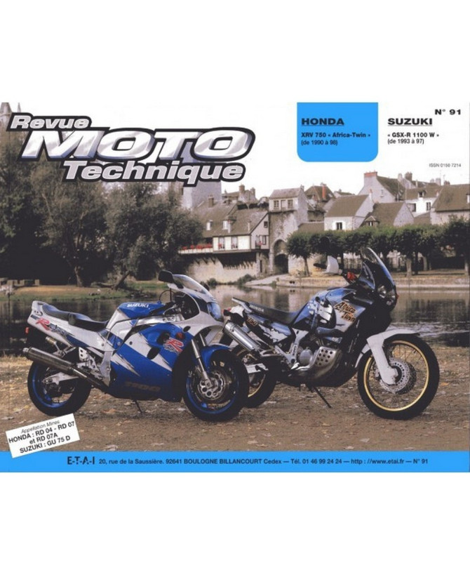 Revue Technique Suzuki GSX-R 1100 W (1993 - 1997) | RMT 091 - Suzuki |
