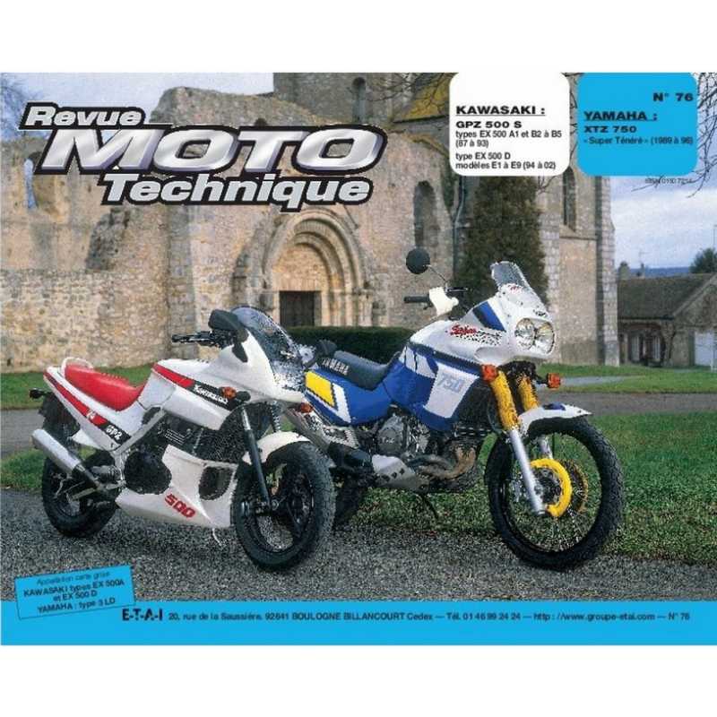 REVUE MOTO TECHNIQUE YAMAHA XTZ 750 SUPER TENERE de 1989 à 1996 - RMT 76 | 9782726891155 |