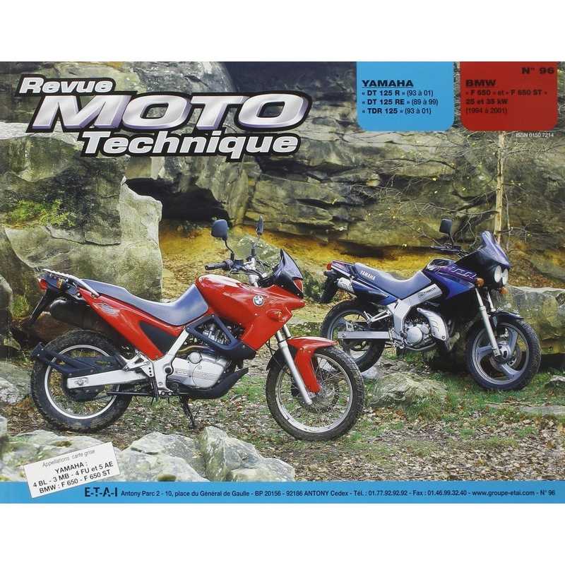 REVUE MOTO TECHNIQUE BMW F650 de 1994 à 2001 - RMT 96 | 9782726891414 |