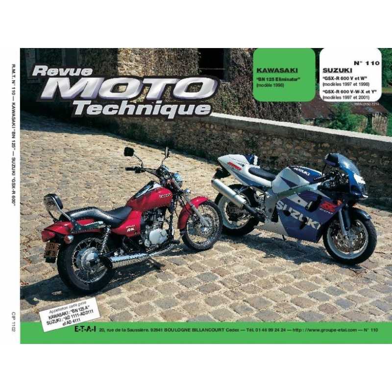 Revue Technique Moto SUZUKI GSX-R 600 (1997-2001) | RMT 110 |