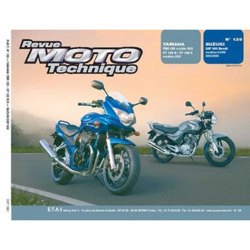 REVUE MOTO TECHNIQUE HONDA GSF 650 de 2005 et 2006 - RMT 139 | 9782726892404 |