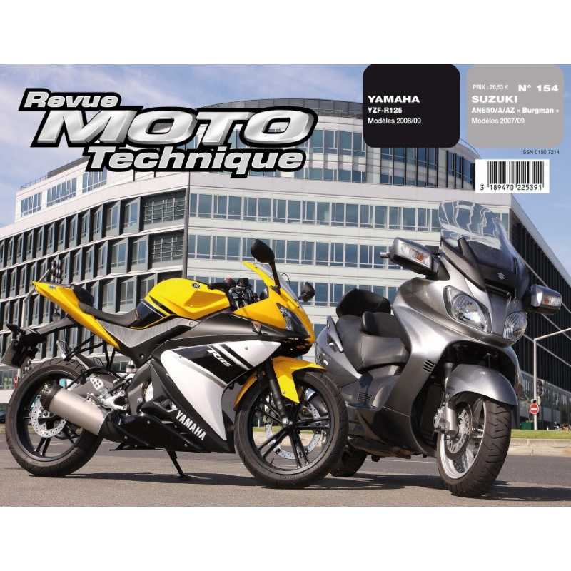 REVUE MOTO TECHNIQUE SUZUKI 650 BURGMAN de 2007 à 2009 - RMT 154 | 9782726892558 |