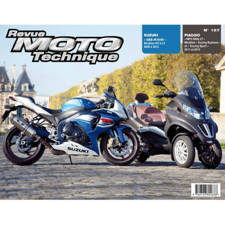 REVUE MOTO TECHNIQUE PIAGGIO MP3 500 de 2011 et 2012 - RMT 167 | 9782726892688 |