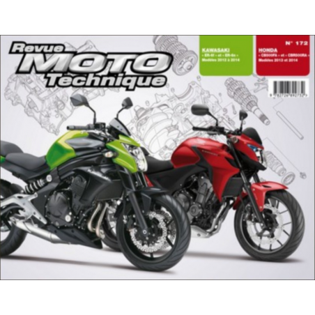 Revue Technique Moto KAWASAKI ER-6 (2012-2014) | RMT 172 |