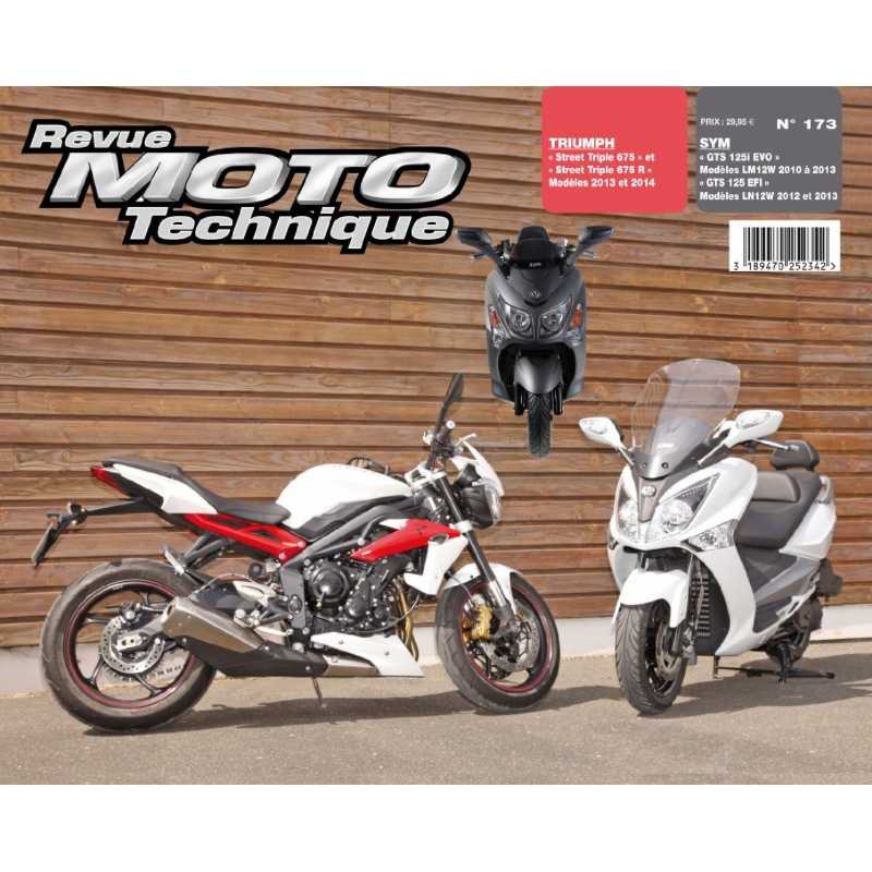 REVUE MOTO TECHNIQUE SYM EVO et EFI 125 GTS de 2010 à 2012 - RMT 173 | 9782726892749 |