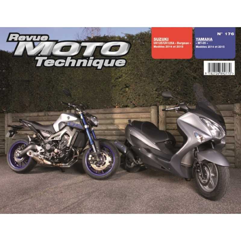REVUE MOTO TECHNIQUE YAMAHA MT09 de 2014 et 2015 - RMT 176 | 9782726892770 |