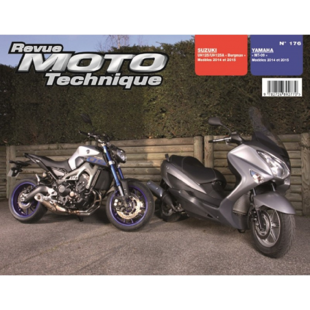 REVUE MOTO TECHNIQUE YAMAHA MT09 de 2014 et 2015 - RMT 176 | 9782726892770 |