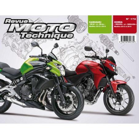 Revue Technique Moto HONDA CB/CBR 500 (2013-2014) | RMT 172 |