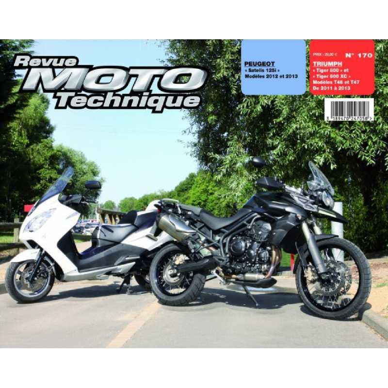 REVUE MOTO TECHNIQUE PEUGEOT SATELIS 125 de 2012 et 2013 - RMT 170 | 9782726892718 |