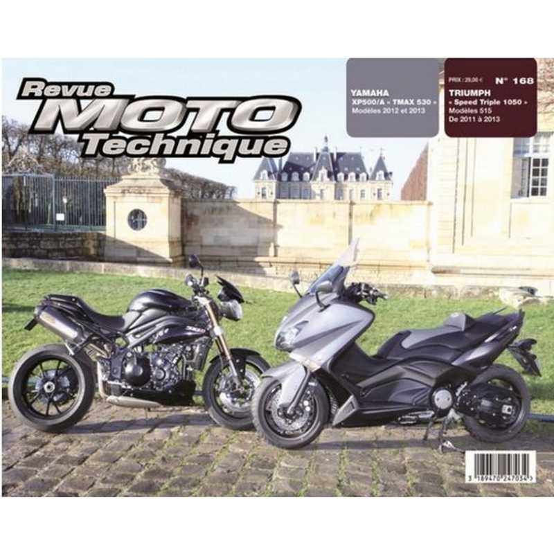 REVUE MOTO TECHNIQUE YAMAHA XP 500 et TMAX 530 de 2012 et 2013 - RMT 168 | 9782726892695 |