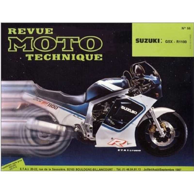 REVUE MOTO TECHNIQUE SUZUKI GSX-R 1100 de 1986 et 1987 - RMT 66 | 9782726890608 |