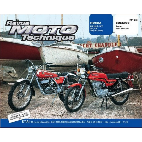 Revue Technique Moto HONDA CBR 125 (1977-1988) | RMT 026 |