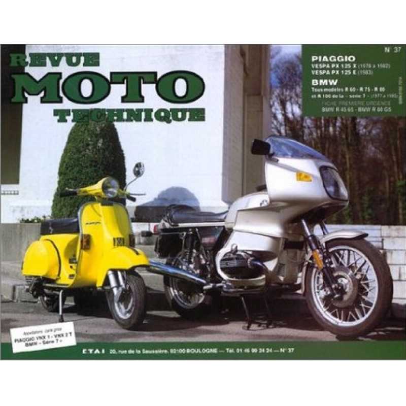 REVUE MOTO TECHNIQUE PIAGGIO VESPA 125 de 1978 à 1993 - RMT 37 | 9782726891193 |