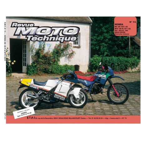 Revue Technique Moto HONDA 125 NS et MTX (1987-1992) | RMT 074 |