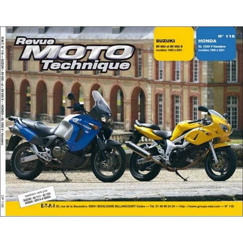 Revue Technique Moto HONDA XL 1000 VADERO (1999-2001) | RMT 118 |