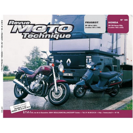 Revue Technique Moto PEUGEOT SV 125 (1991-1995) | RMT 095 |
