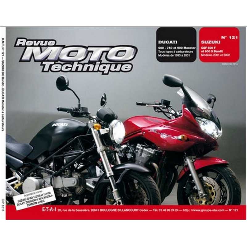 REVUE MOTO TECHNIQUE SUZUKI 600 GSF et BANDIT de 1993 à 2001 - RMT 121 | 9782726891773 |