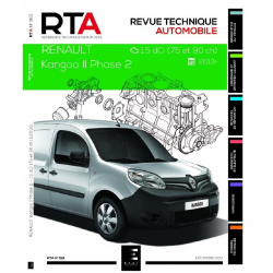 REVUE TECHNIQUE RENAULT KANGOO 2 PHASE 2 Diesel (2013-2020) - RTA 821 | 9791028306168 | 2