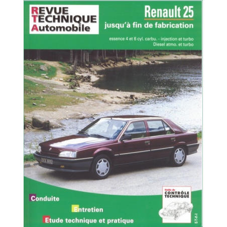 REVUE TECHNIQUE RENAULT 25 ESSENCE et DIESEL - RTA 730 | 9782726873014 |