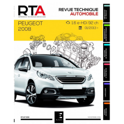 REVUE TECHNIQUE PEUGEOT 2008 PHASE 1 Diesel (2013 à 2016) - RTA 809 | 9791028306038 | 2