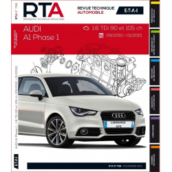 REVUE TECHNIQUE AUDI A1 phase 1 (2010 à 2015) - RTA 798 | 9782726879856 | 2