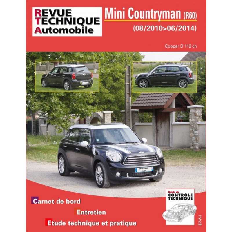REVUE TECHNIQUE MINI 2 COUNTRYMAN (R60) (2010 à 2016) - RTA B786 | 9782726878651 |