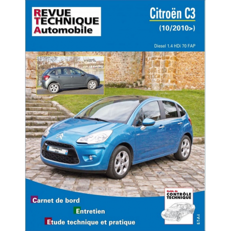 REVUE TECHNIQUE CITROEN C3 (2009 à 2013) - RTA B773 | 9782726877357 |