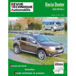 REVUE TECHNIQUE Dacia Duster I phase 1 (2010 - 2013) - RTA B769 | RTA B769 | 2