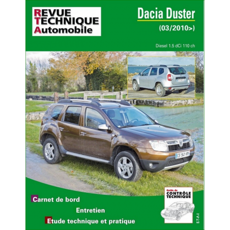 REVUE TECHNIQUE Dacia Duster I phase 1 (2010 - 2013) - RTA B769 | RTA B769 |